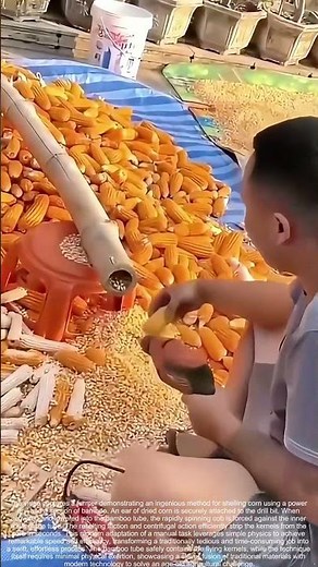 Spinning the Cob: How Power Tools Revolutionize Corn Shelling
