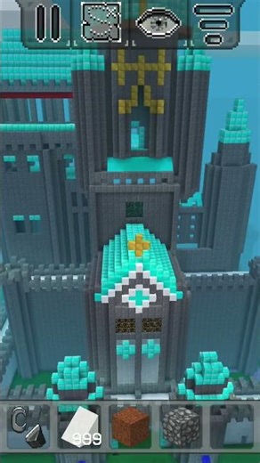 Mega castillo 🏰 #minecraftbuilds