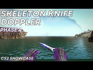 Skeleton Knife Doppler Phase 4 | CS2 Skin Showcase #1724