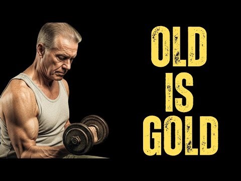 Old-school lifter doing triceps extensions, no machines, controlled posture