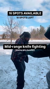 5.1K views · 105 reactions | Learn mid-range knife fighting! Spots are filling up very quickly! I just announced this yesterday and 6 spots have already been taken! This will be a sold out event so if you’re in the Toronto area, DM me ASAP and I’ll secure your spot! Let’s go! | GN | Facebook