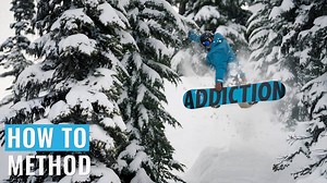 There's no doubt you've heard of the Method. It's the ultimate snowboard trick; Stylish, smooth and downright impressive. Learn it now with our newest tutorial or pick up some tips to add some serious tweak to your Methods: https://goo.gl/CpYDez | Snowboard Addiction