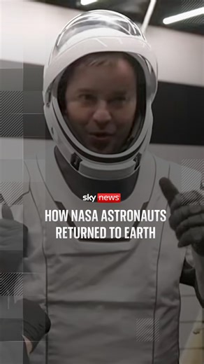 Four astronauts have safely returned to Earth after NASA's first ever medical evacuation of the International Space Station (ISS). Sky's Thomas Moore explains. Read more: https://trib.al/EJMDMOs | Sky News