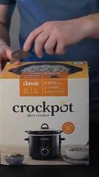 Crockpot 2-Quart Slow Cooker | Easy Home-Cooked Meals for 2+ | Small Slow Cooker Review #shortsfeed