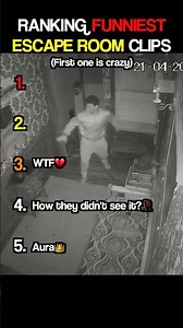 Ranking Funniest Escape Room Clips #shorts