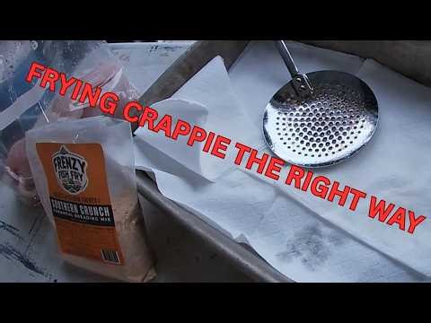 Frying Crappie with a NEW Fish Breading! Frenzy Fish Fry!!