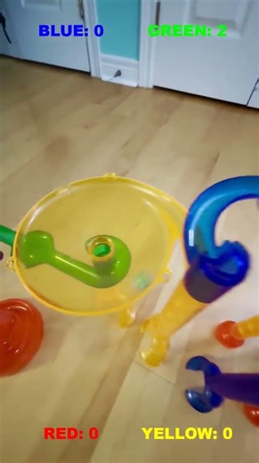 Marble Showdown #3 – Color Chaos Race! Red vs Green vs Blue vs Yellow