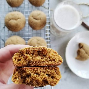 Healthy Molasses Cookies (Dairy Free)