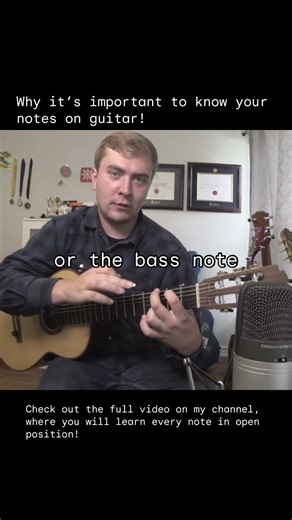 Why it’s important to learn your notes on guitar! #guitarchords #musiclessons #guitar #guitarlesson