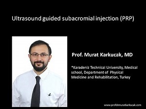 Ultrasound guided subacromial injection (PRP)