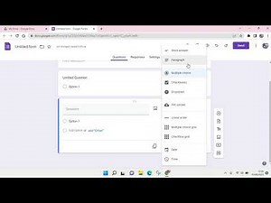 How Create a Google Form