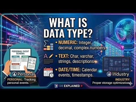SQL Data Types Explained Numeric • Text • Date/Time