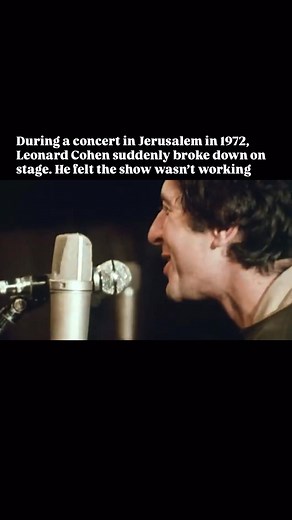 Leonard Cohen posters at oldmansrock.com - perfect for the ones wanting to bring this legend into your space. Leonard Cohen’s concert in Jerusalem, 1972, didn’t go the way he hoped. In the middle of the show, he suddenly stopped singing. He told the crowd he was scared, that the songs didn’t feel honest that night. Then he began to cry. And he walked off stage. Backstage he tried to calm himself. He felt broken, unsure, overwhelmed. He found a small dose of LSD in his guitar case, shared it with