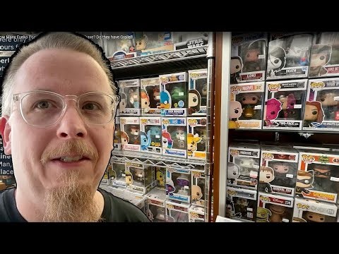 Sorting 1000s of Funko Pops at this New York City Funko Pop Shop!