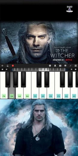 The Witcher Main Theme | Piano Cover By DJ | Pianist DJ | Walk Band #viralshort