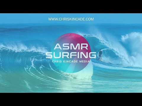 🔴ASMR Surfing with Relaxing Ocean Sounds and Music for Study - Banzai Pipeline