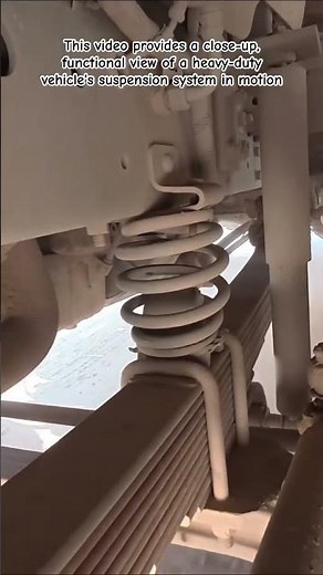 Heavy-Duty Suspension in Action: Leaf Springs vs. Road Bumps
