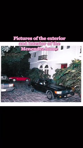 Pictures of the exterior and interior of the Menendez House. ##fyp #justiceforthemenendezbrothers #bringthemhome #menendezhouse