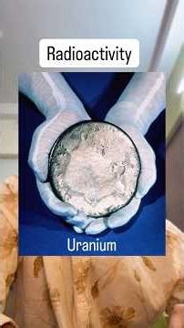 Radioactivity #uranium #radioactiva #shorts