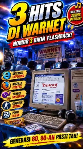 HITS ZAMAN WARNET - Lagu Mana Favoritmu? #warnet #nostalgia #viral #tiktok