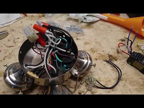 Hunter ceiling fan/light - fix flicker = remove limiter