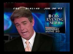 OLD NEWS BROADCAST - CBS - JUNE 30, 2003