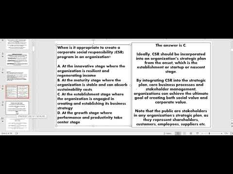 SHRM-CP SHRM-SCP Exam: CSR Maturity Curve, ISO 26000, GRE, Triple Bottom Line, Caux, Global Compact