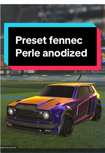 Rocket League Fennec Preset: Perle Anodized