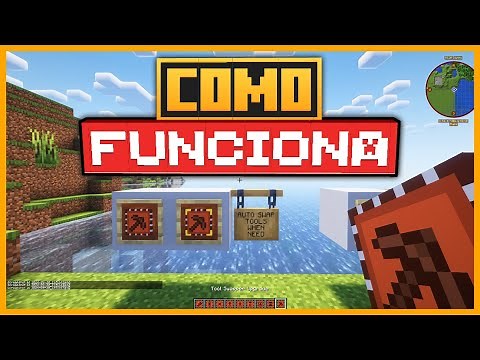 🟨 CÓMO FUNCIONA la TOOL SWAPPER en SOPHISTICATED BACKPACKS en MINECRAFT