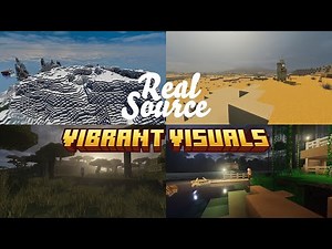 RealSource Vibrant Visual texture pack looks stunning! Minecraft Beta & Preview - 1.21.80.27