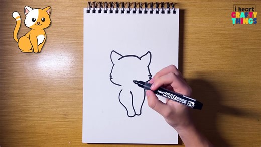 2.1K views |  The CUTEST kitten drawing tutorial you’ll ever see! Learn how to sketch your own fluffy kitty in 9 easy steps perfect for kids & beginners.  Full tutorial here: https://buff.ly/g0bzgKO #kittendrawing #cutekittydrawing #iheartcraftythings | I Heart Crafty Things | Facebook