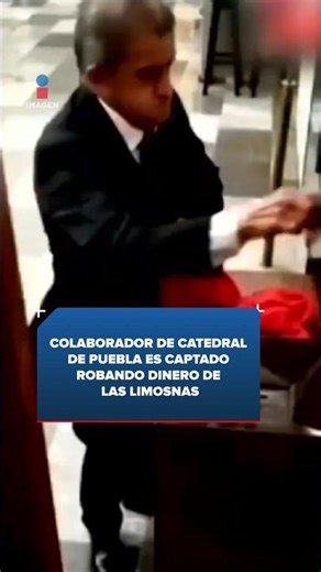 Puebla Cathedral Worker Caught Stealing Alms | Shorts | Zea