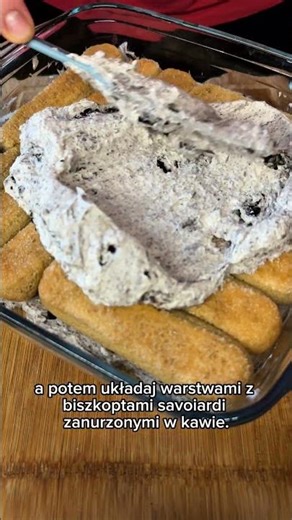 Tiramisu Oreo z 3 składników 😱 Obłędnie smakuje! #oreo #przepis #tiramisu #pyszne #jedzenie #shorts
