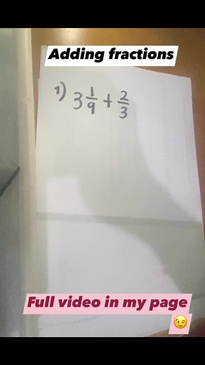 6.5K views · 107 reactions | Adding fractions mixed numbers #mathematics #maths #mathreels #viralreelsfacebook #viralshort #viralreel | Math Problems PH | Facebook