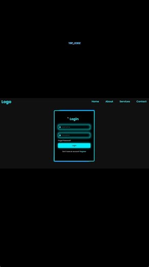 ​Neon Glow Login Form Tutorial | Web Development Project