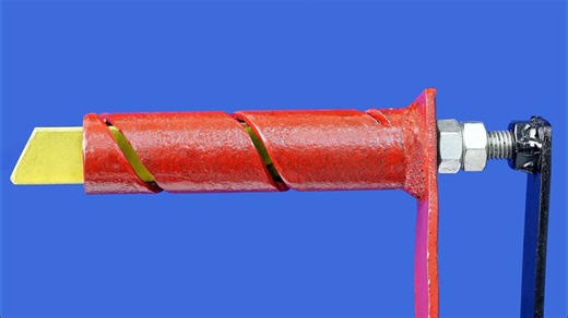 Machine for mesh chain-link do it yourself!