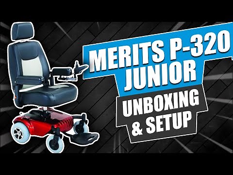 📦Merits P-320 Junior Power Wheelchair Unboxing & Setup Video