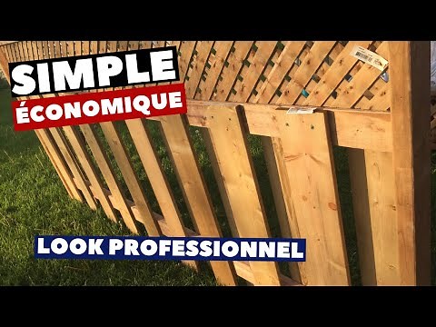Construction d'une clôture en bois de 4X8: Facile, faible coût et Beau | Pierre’s Adventures
