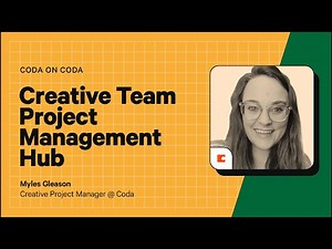 Creative team project management hub template | Coda on Coda