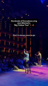 This is what 700 voices singing “Big Yellow Taxi” sounds like… We love you, Joni 💛 #NeverStopSinging | CHOIR CHOIR CHOIR