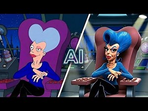 Futurama Characters in 3D (AI-Generated Transformation)