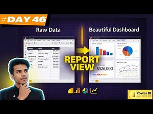 Power BI Report View Explained (Beginner Guide 2025) DAY-46 #datamindsacademy