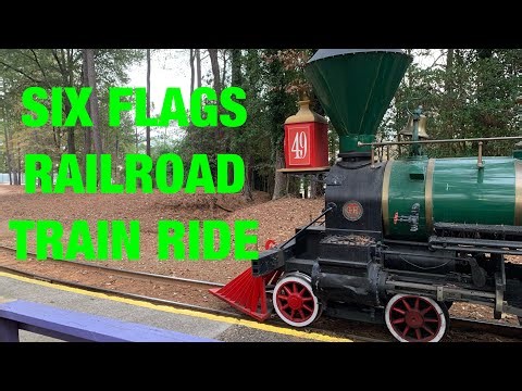 Six Flags Over GA Train Ride November 2025