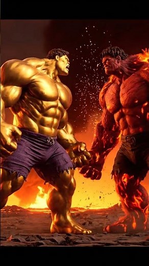 🌟 Gold Hulk Awakens! 💥 Red Hulk’s Power Meets Its Ultimate Match! 🦸‍♂️🔴