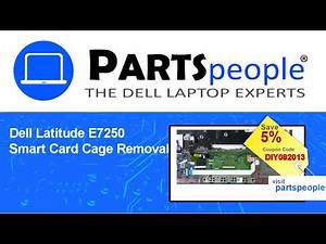 Dell Latitude E7250 (P22S002) Smart Card Cage How-To Video Tutorial