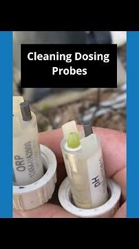 How to clean PH and ORP Probes #poolmaintenance #poolguy #pool