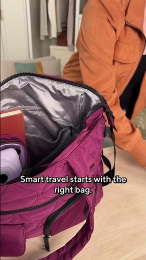 Samantha Brown Anti-Theft Travel Tote with 2-piece Organizers | HSN