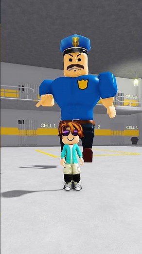 9999 IQ Escape in Barry’s Prison Breakout 😱🔥 #roblox #shorts