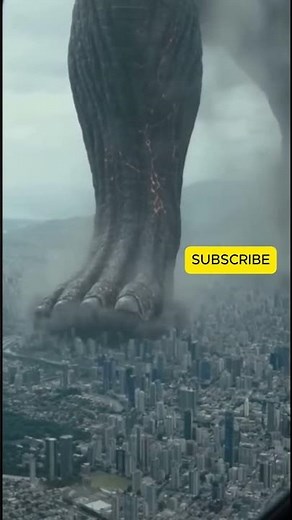 A Giant Foot Destroys New York | 3D Animation City Crushed Under a Monster's Foot | VFX Animation