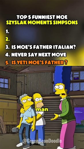 Ranking Moe's Most Brutal Moments #simpsons #shorts #funny